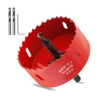 Hordion 83MM/3 1/4 Hole Saw Bi-metal Drilling Tool Inches, Red New. Price: $17.22.