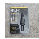 Klein Tools KTSB14 Step Drill Bit, Altin Coated, 3/16 7/8 New. Price: $32.00.