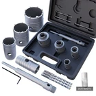 Gstk 10PCS Concrete Hole Saw Set 30MM 40MM 50MM 65MM With Sds Pl New. Price: $50.22.