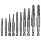 10PCS Broken Screw Extractor Set, Stripped Drill Bit Kit 1/4 Inc New. Price: $13.54.