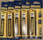 Irwin 73313 13/64" Turbomax Drill Bit Lot Of 5 Pack Combine Shipping Available New. Price: $17.99.