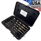 Norseman Pc Hi-molybdenum M7 Quick Release Drill Bit Set 1/16 1/2 Usa QR-12 New. Price: $94.99.