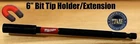 New Milwaukee Shockwave 6" Impact Duty Magnetic Bit Holder Extension Durable. Price: $10.99.
