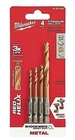Milwaukee Impact Drill Bit Set Pc Titanium Multi-material Chn 48-89-4644 New. Price: $12.48.