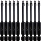 3/16 Inch Glass And Tile Drill Bit 10PC Set, YG6X Tungsten Carbide Tipped Spear New. Price: $27.99.