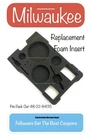 Milwaukee Packout Organizer Replacement Hole Saw Foam Insert Open. Price: $19.99.