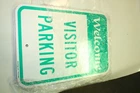 4 Pack Of Welcome Visitor Parking Signs Smartsign I3MW 18X12 Aluminum New. Price: $13.99.