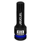 Jeuclel M18 Triple Square Impact Spline Bit Socket, 18MM Metric 1/2-INCH New. Price: $11.94.