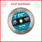 Makita B-69571 7" Diamond Blade, Continuous Rim, General Purpose New. Price: $42.67.