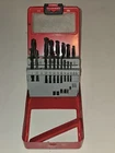 Craftsman Black Oxide 17 Piece Drill Bit Set W/case 9-66020 Used. Price: $15.00.