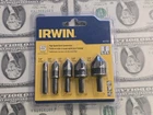 Irwin Tools High Speed Black Oxide Countersink Drill Bit, 5-PIECE Set 1877791 New. Price: $27.83.