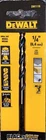 Dewalt 1/4 In. Split Point High-speed Drill Bit, DW1116 New. Price: $10.20.