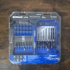 Kobalt Xtr Impact Drill & Bit Set 40PC For And Driver New. Price: $17.99.