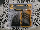 Dewalt DWA1181 21-PC. Black And Gold Coated Drill Bit Set New. Price: $28.00.