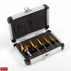 5PC Step Drill Bit Set With Hex Snap In Shank New. Price: $51.03.