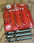 Mac Tools Left Hand Drill Bit Set 1/4" - 11/32" Red Pouch Case Lot Used. Price: $34.00.