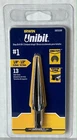 Irwin Unibit Step Drill #1 - 13 Hole Sizes 1/8 1/2 10231SM Impact New. Price: $19.95.