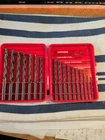 Sears Craftsman Usa 17PC High Speed Steel Black Oxide Drill Bits W Broken Case Used. Price: $14.95.