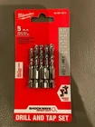 New Milwaukee Shockwave Impact Drill And Tap Bit, Set Of 5 48-89-4874 Sealed. Price: $18.49.