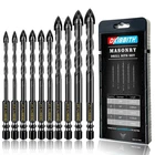 Masonry Concrete Drill Bit Set For Tile, Brick, Glass, Plastic And Wood, Tung... New. Price: $27.81.