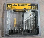 Dewalt DWAH1182 12 Piece Black & Gold Drill Bit Set New. Price: $15.00.