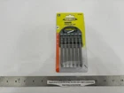 New Performax 4" Power Bit Set In Carry Case W/ Clip - 6 SQ1, SQ2, SQ3. Price: $13.90.