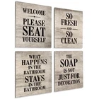 Excello Global Products Wooden Bathroom Humor Signs : Decor For Home, Restaur... New. Price: $24.88.
