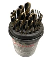 Cle Line Hi-moly M7 29PC Jobber Drill Bit Set Usa 1/16-1/2" Black & Gold 3 Flats Open. Price: $117.97.