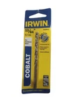 Irwin Tools Drill Bit 13/64 X 3-5/8 Cobalt New. Price: $6.99.