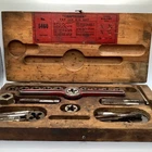 Antique 1930S "craftsman" Block Logo 5460 Tap & Die Set Wood Box Usa Sears Start Used. Price: $140.00.