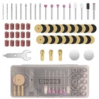 Hardell 69 Pcs Rotary Tool Accessories Kit With 2.1 X 5.4 0.6 Inches, Black New. Price: $16.99.