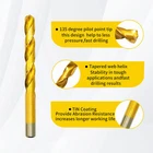 Cobalt Drill Bits 5/64 In. X 1-15/16 10PCS M35 Titanium Nitride ... New. Price: $18.64.