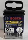 Bosch ITSQ2215 Piece Impact Tough Inch Square #2 Power Bits New. Price: $12.00.