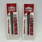 New!! 2PK Diablo Carbide Tipped Tile & Stone Drill Bit 1/2" X 3-3/4" DMANS1060. Price: $12.95.