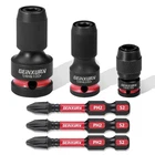Geinxurn 3PCS Impact Screwdriver Bit Holders Include 1/2-INCH, MIXES-2, Black New. Price: $20.26.