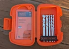 Black & Decker Masonry Drill Bits 5-PIECE Set No. 16748 Speed-tip New Open Box. Price: $16.88.