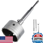 Grixlen 4-1/3 Inch 110MM Concrete Hole Saw With Sds Plus Shank Connecting Rod, New. Price: $62.63.