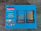 Makita Impact Gold 14 Pc. Titanium Drill Bit Set, 1/4" Hex Shank (B-65399) New. Price: $28.99.