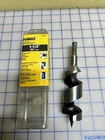 Dewalt DW1676 Auger Bit, Dia 1/2", Shank Wood Drilling 4" Wl, 6" Oal Used. Price: $15.99.