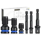 Amtovl Impact Adapter Set, 6-PIECE 1/2 3/8 1/4 In Drive Hex Blue New. Price: $24.99.