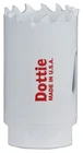 Dottie VP11, Hole Saw, 11/16" Diameter, 1-1/2" Cutting Depth, White, 1PC Open. Price: $10.38.
