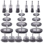 Wire Wheel Brush Drill Set 24 Pack Carbon Steel 1/4" Hex Rust Removal Tools New. Price: $41.85.
