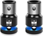 Blackrobot 2PCS Impact Bit Holders 1/4 Inch Square Drive To Hex Socket New. Price: $15.99.
