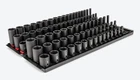 Tekton 3/8 Inch Drive 6-POINT Impact Socket Set With Rails And Trays (102-PIECE) New. Price: $350.00.
