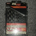 Mibro Kwik Start 13-PIECE High Speed Steel Drill Bit Set. Open Box, Never Used. Price: $20.75.
