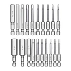 Mulwark Hex Head Allen Wrench Drill Bit Set 20PC , 2.3" Long 1/4" Diameter New. Price: $30.99.