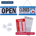 Open Signs For Business, Bundle Office Hours Will Return Clock With Suct New. Price: $14.92.