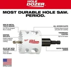 New Milwaukee Tool 49-56-9670 Hole Dozer Bi-metal Saw With Arbor. Price: $19.99.