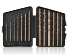 Stratmet 13PCS Cobalt Drill Bit Set, M35 High Speed Steel Set... New. Price: $12.44.