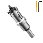 Mollom (7/8'' 22MM) Heavy Duty Carbide Saw With Pilot Drill Bits, Hole... New. Price: $16.78.